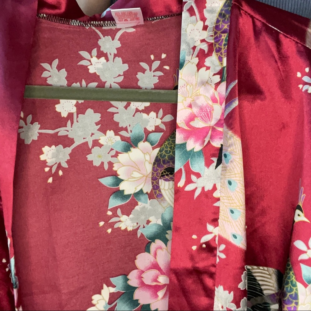 Satin Pink Robe - Picture 3 of 3